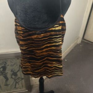 Slim A Size Sheer Animal Print Camisole